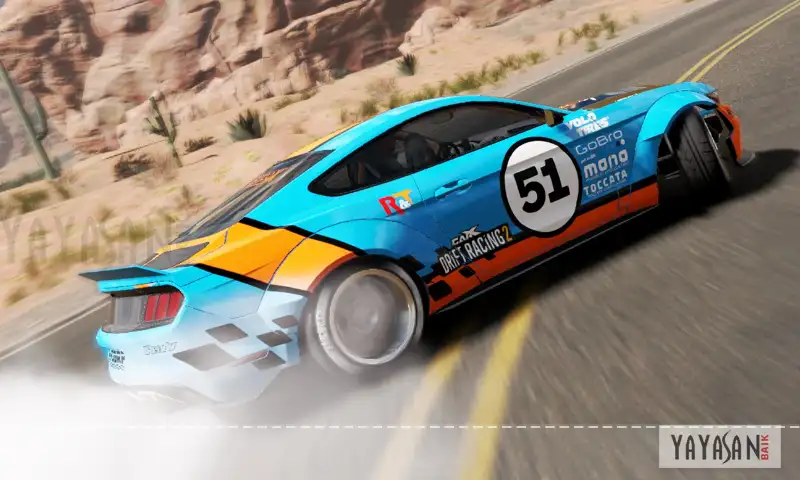 Perbedann CarX Drift Racing 2 versi mod