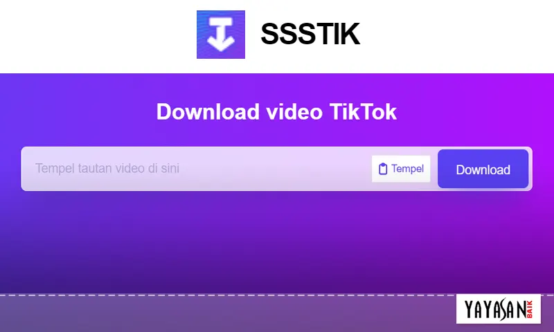 SSSTikTok Untuk Download vid tiktok