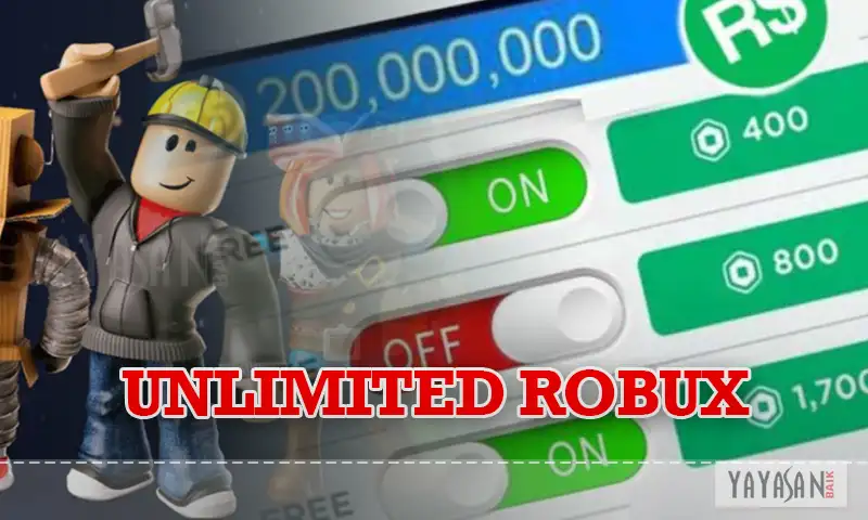 Unlimited Robux di Roblox mod