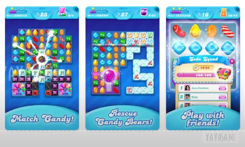 fitur game candy crush